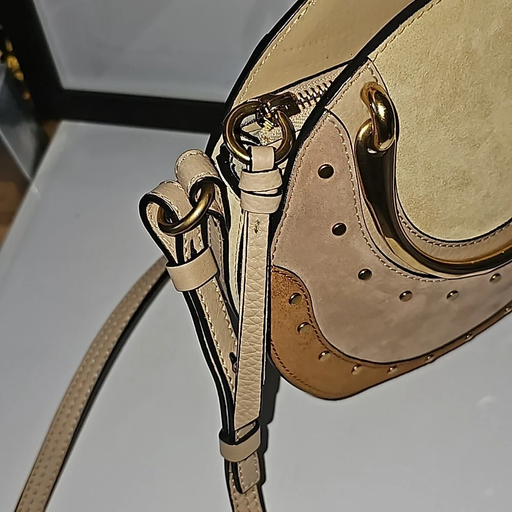 CHLOÉ Pixie Round Leather Crossbody Bag AUTHENTIC - Picture 10 of 16